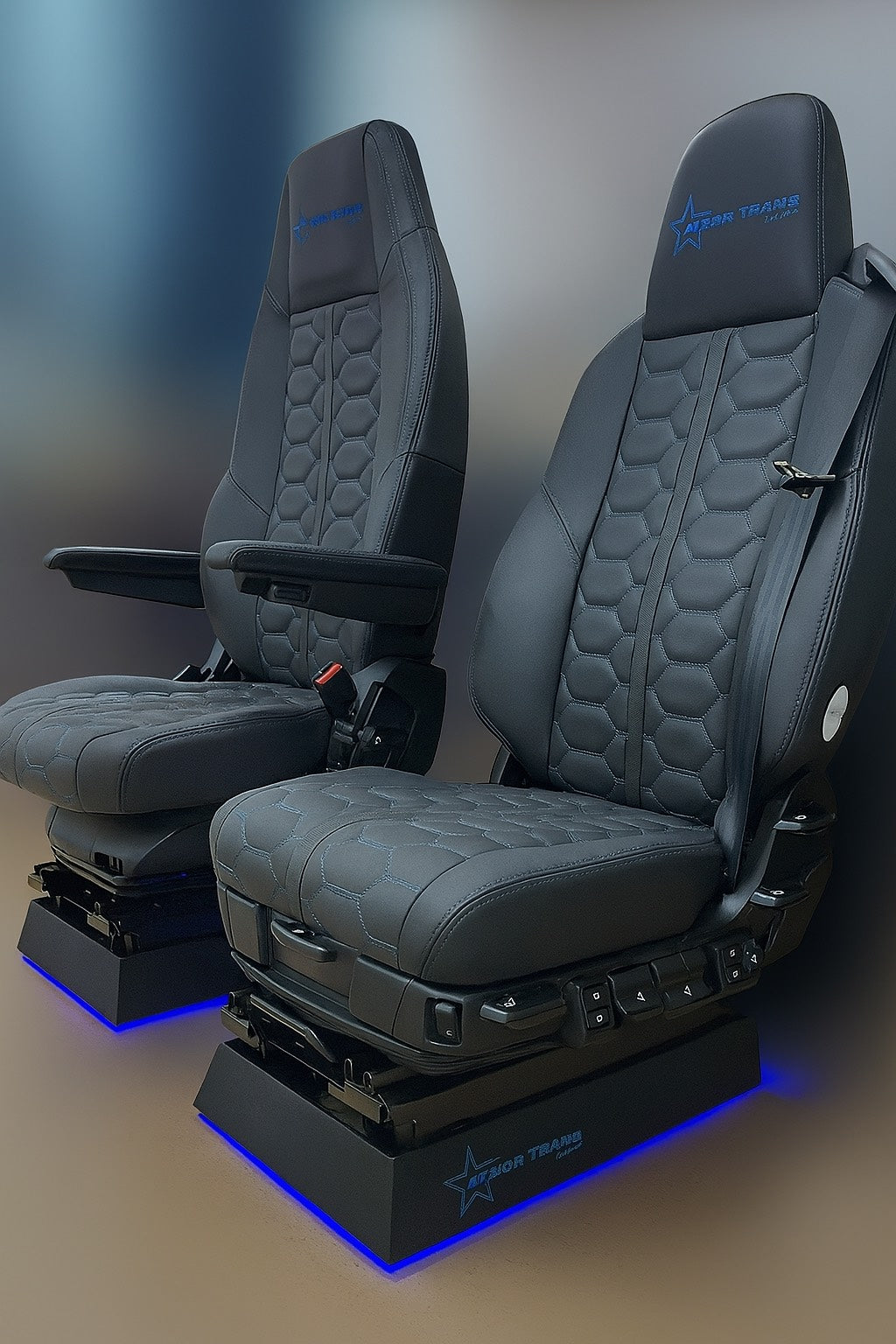 Seat Base Covers SCANIA S & R – Set With LED