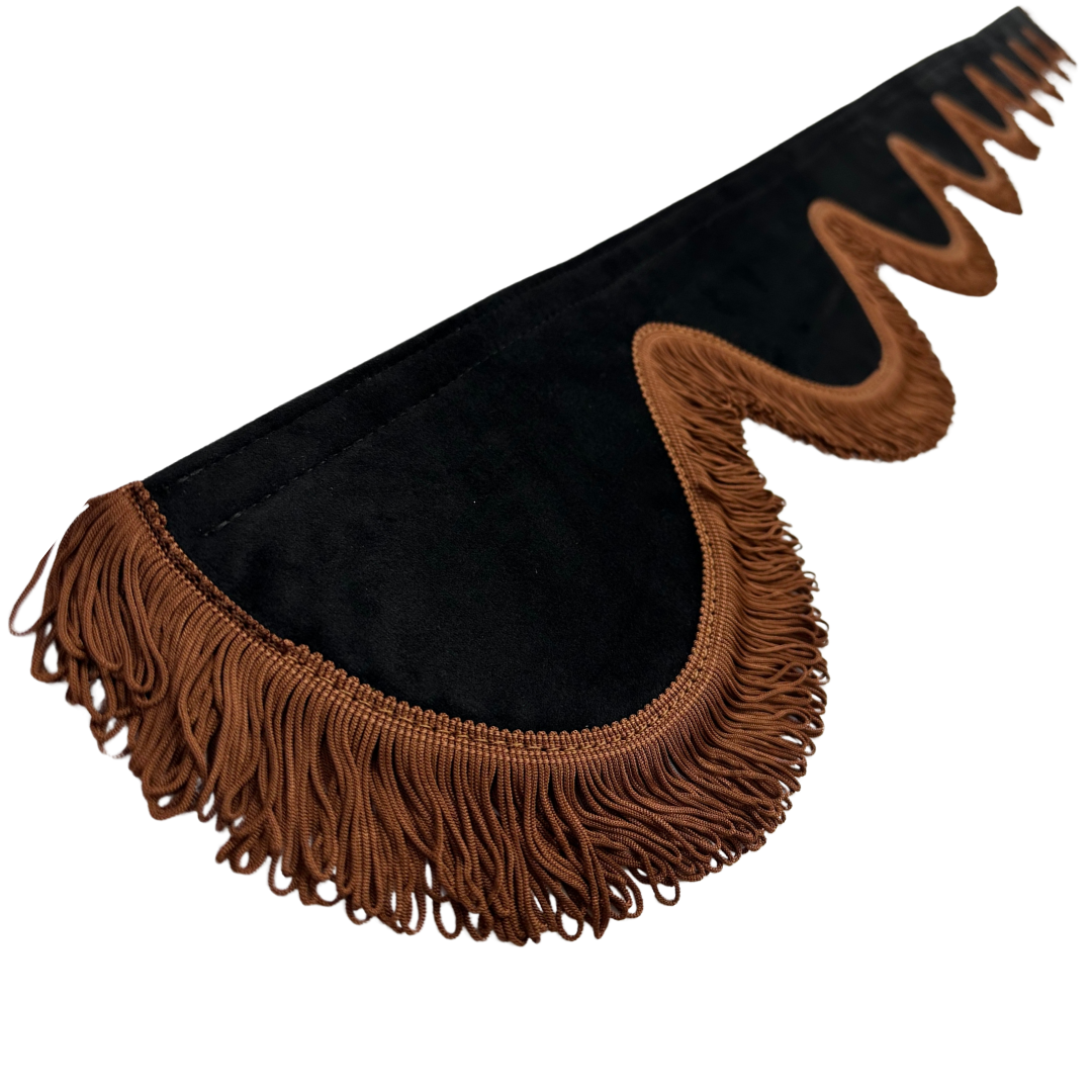 Window Pelmets With Fringes Plush