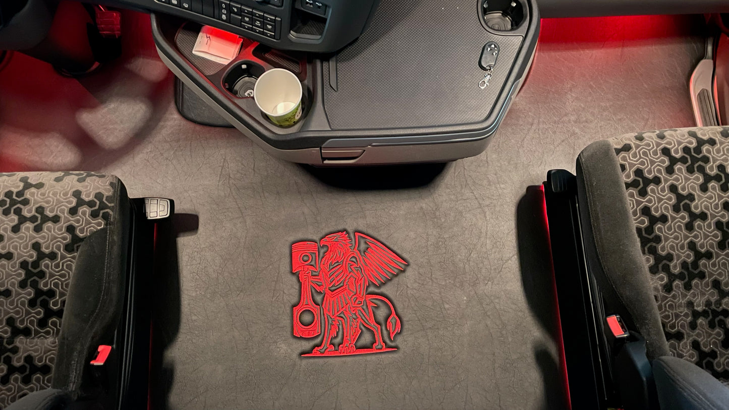 BLACK Floor Mat Matched With SCANIA NEW GEN S from 2016
