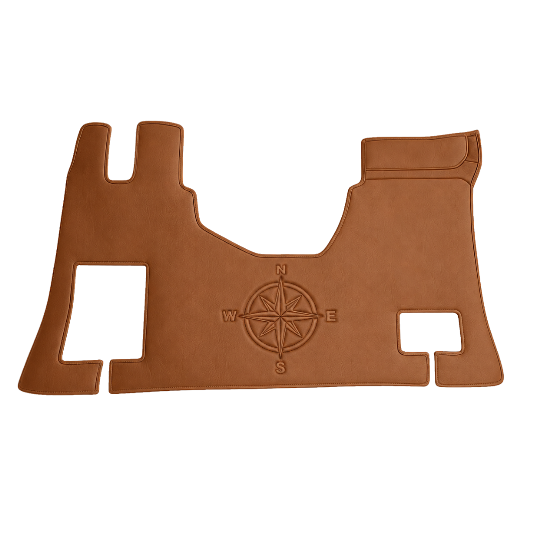 MERCEDES ACTROS MP4 /5/PROCABIN COMPATIBLE MATS + QUILTED COMPASS LOGO 380β¬