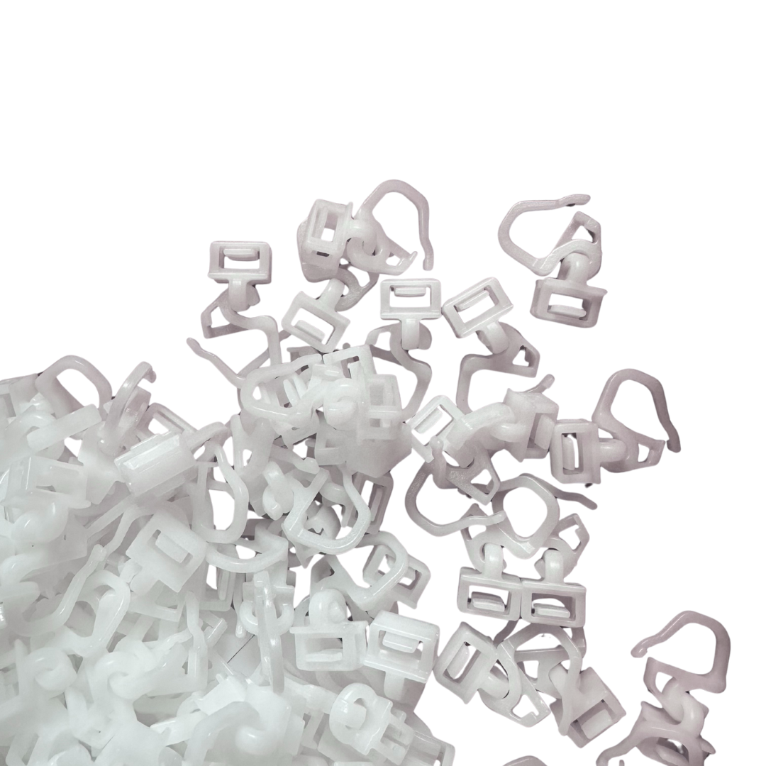 CLIC Original Curtain Hooks & Gliders – Set of 40 (Mercedes, MAN, DAF)