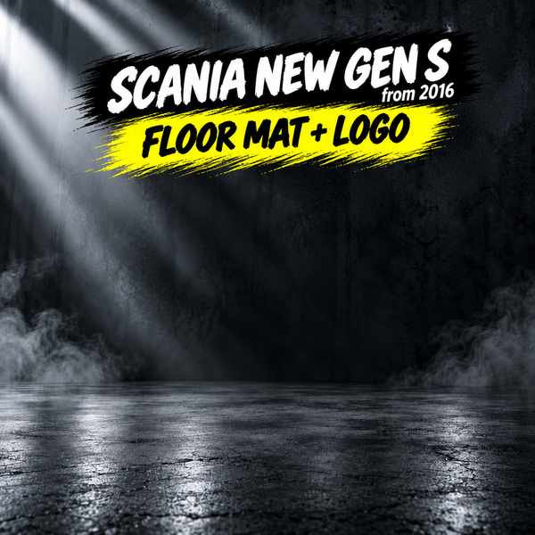 🔥 OCTOBER – SCANIA NEW GEN S COMPATIBLE MATS + LOGO 380€