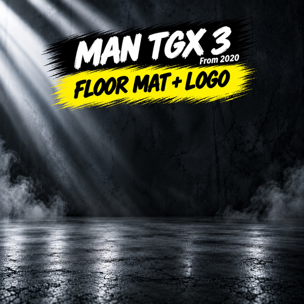 🔥 OCTOBER –  MAN TGX 3 COMPATIBLE MATS + LOGO 410€