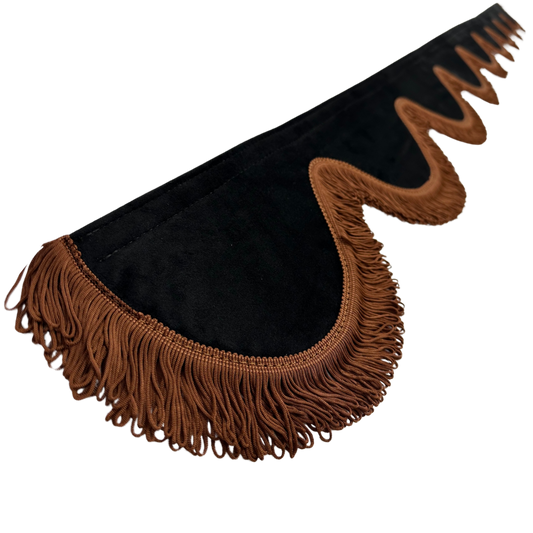 Window Pelmets With Fringes Plush