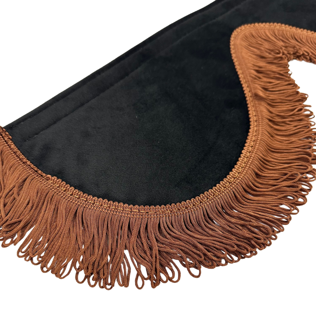 Window Pelmets With Fringes Plush