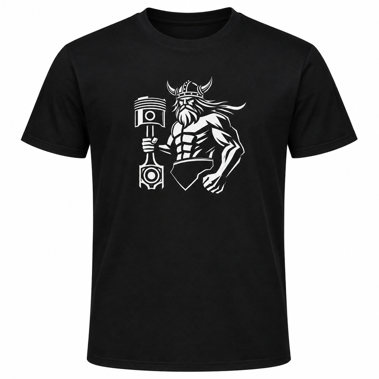 T-SHIRT NOIR : JE NE RONFLE PAS – JE RÊVE DE MOTEURS