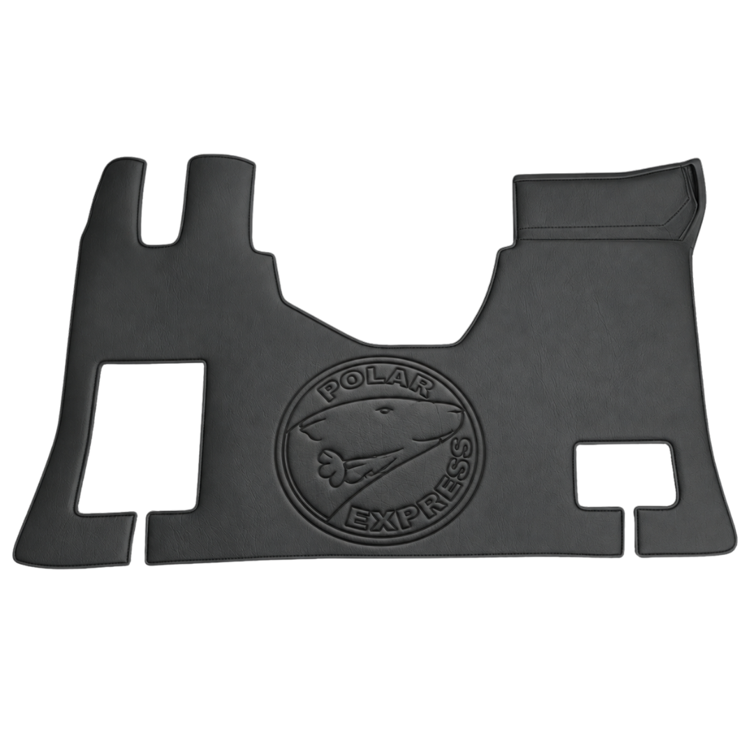 TAPIS COMPATIBLES MERCEDES ACTROS MP4 / MP5 / PROCABIN + LOGO POLAR EXPRESS MATELASSÉ 380 €
