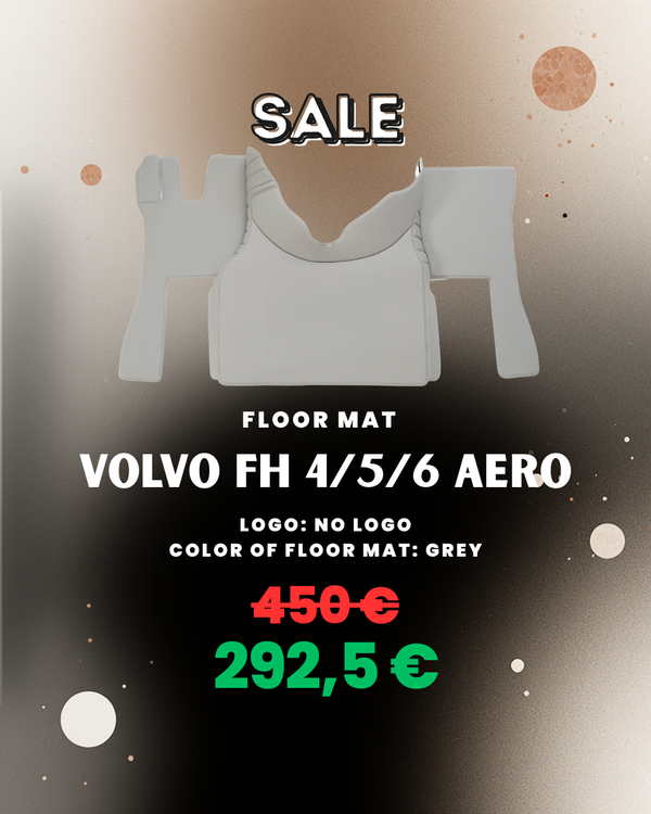 OUTLET Floor Mat for Volvo - Grey - No logo