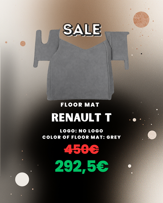OUTLET Floor Mat for Renault T - Grey - No logo