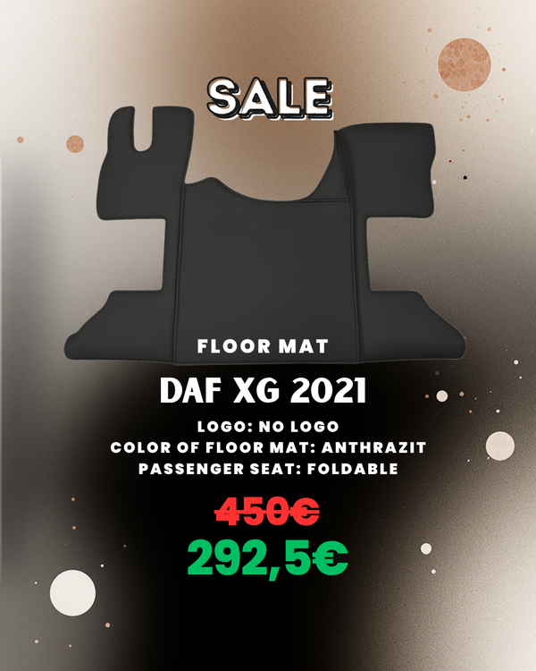 OUTLET Floor Mat for Daf XG 2021 - Foldable - No Logo
