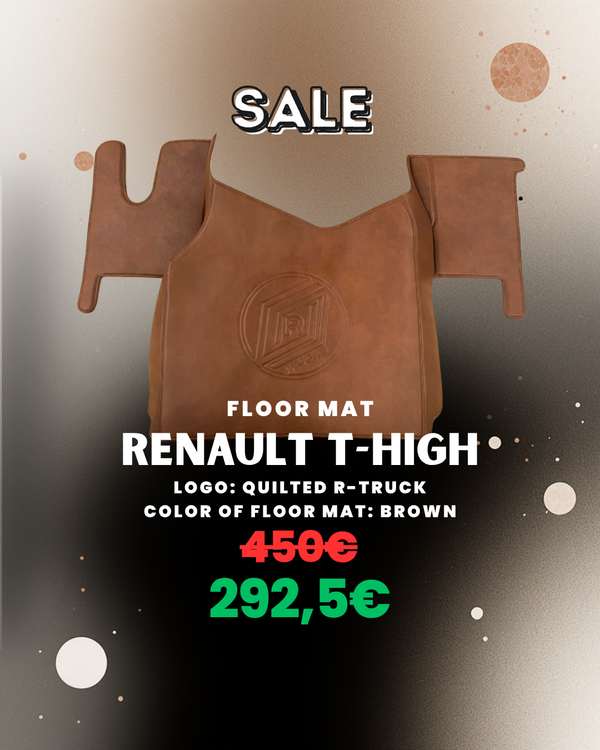 OUTLET Floor Mat for RENAULT T-HIGH Quilted Logo