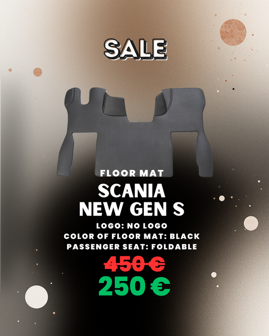 OUTLET Floor Mat for Scania New Gen S - Black