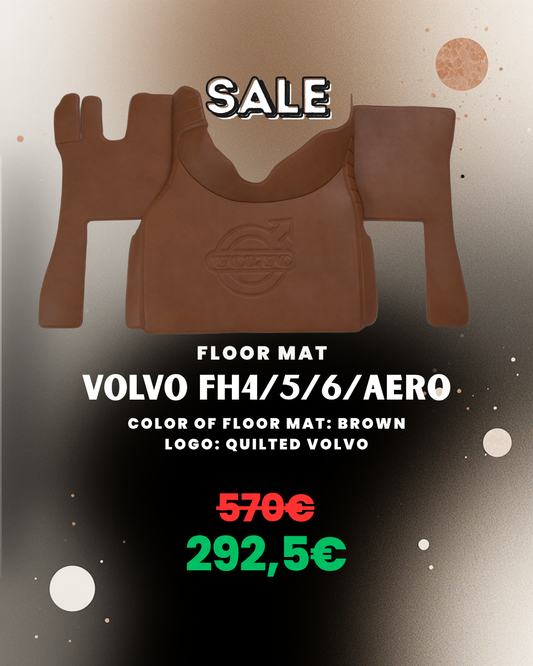 TAPIS DE SOL OUTLET POUR IVECO S-WAY 2025 – MARRON – SANS LOGO