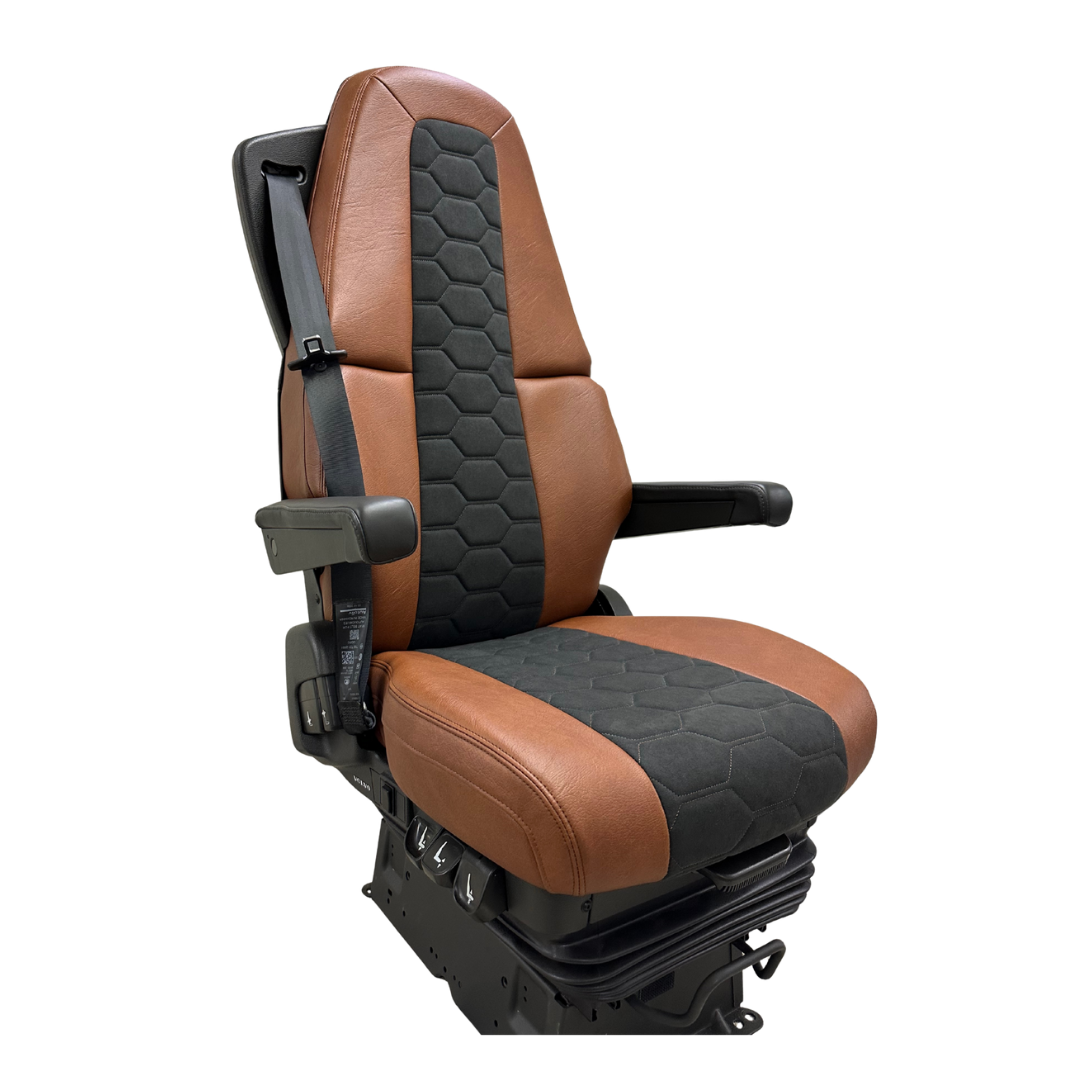 BROWN Seat Covers for VOLVO FH4/FH5/Aero (SET)